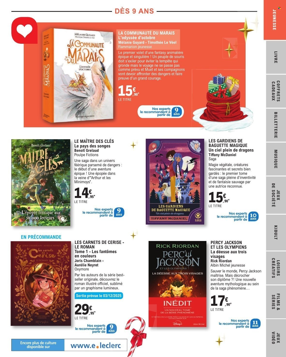 Catalogue E.LECLERC - SELECTION FIN D'ANNEE