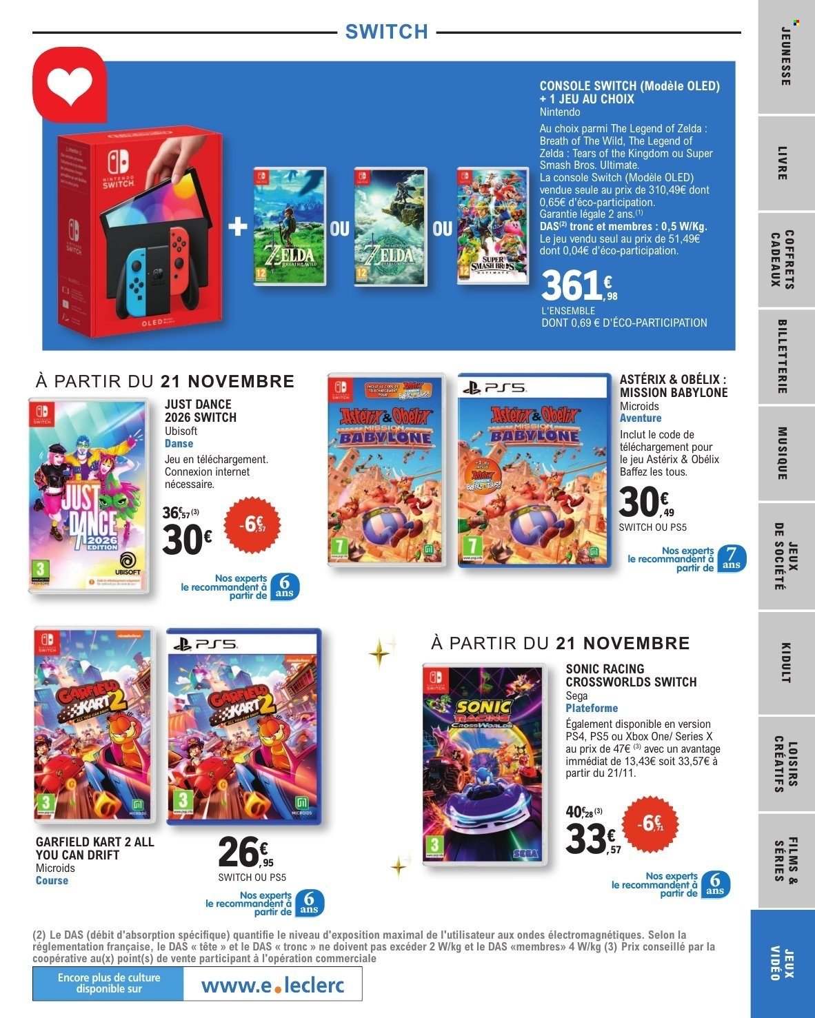 Catalogue E.LECLERC - SELECTION FIN D'ANNEE