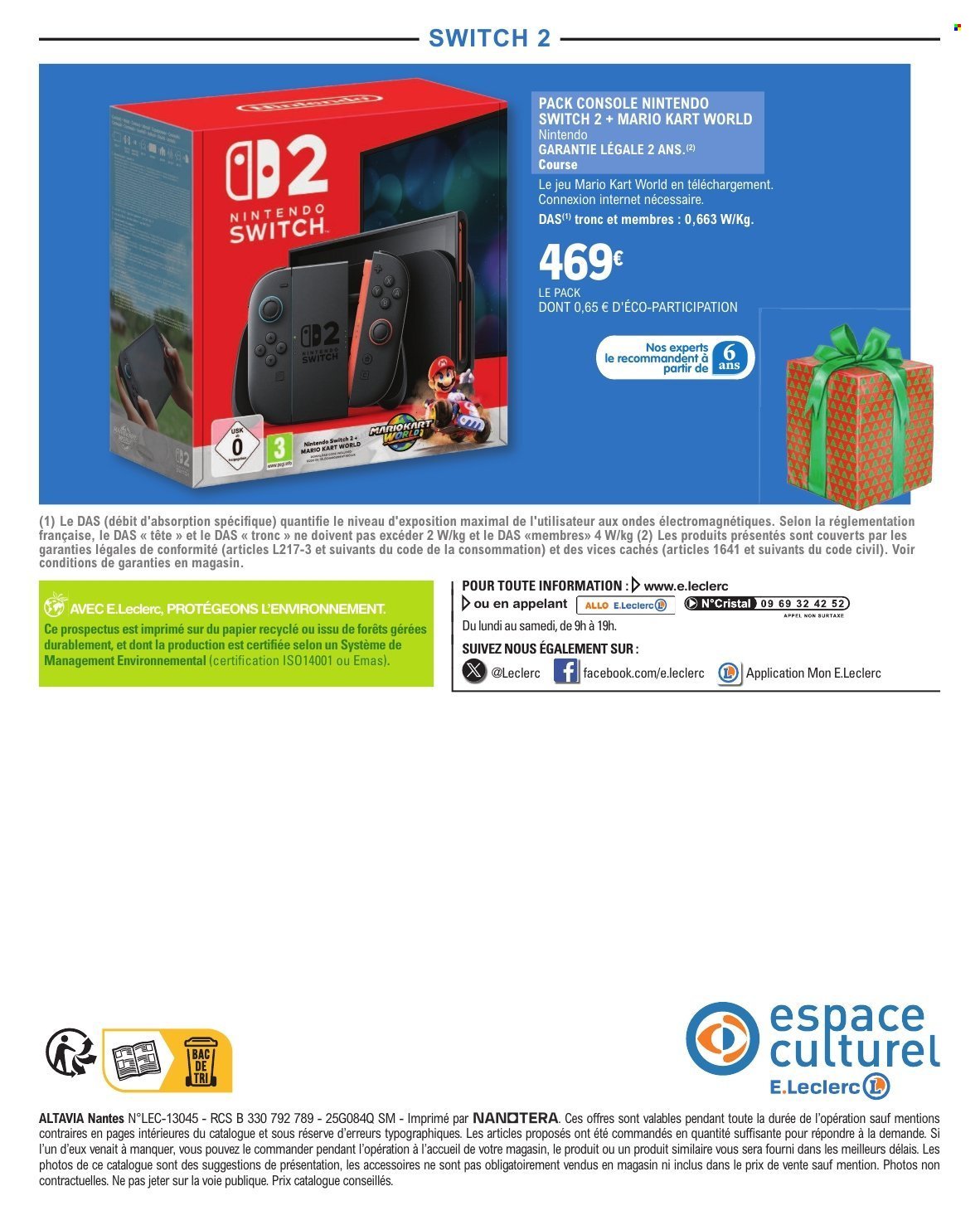 Catalogue E.LECLERC - SELECTION FIN D'ANNEE