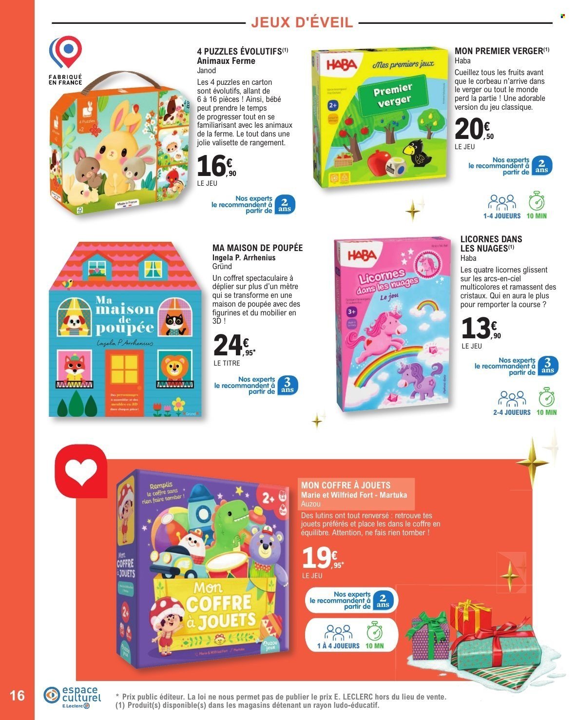 Catalogue E.LECLERC - SELECTION FIN D'ANNEE
