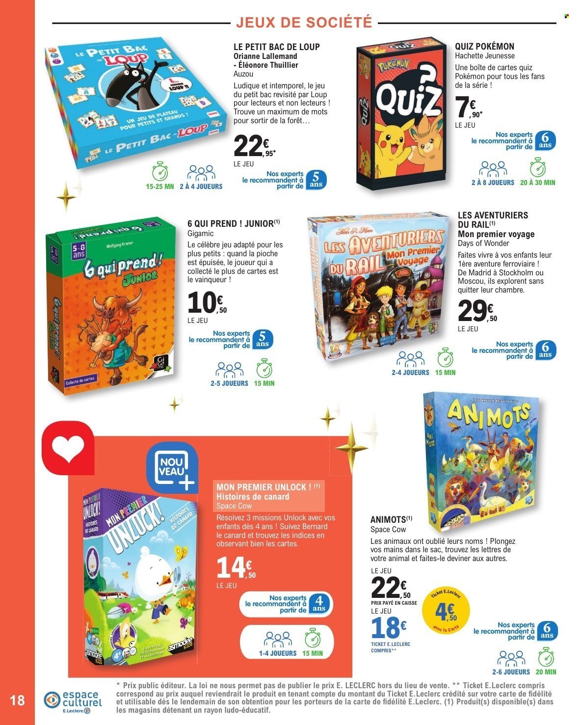Catalogue E.LECLERC - SELECTION FIN D'ANNEE