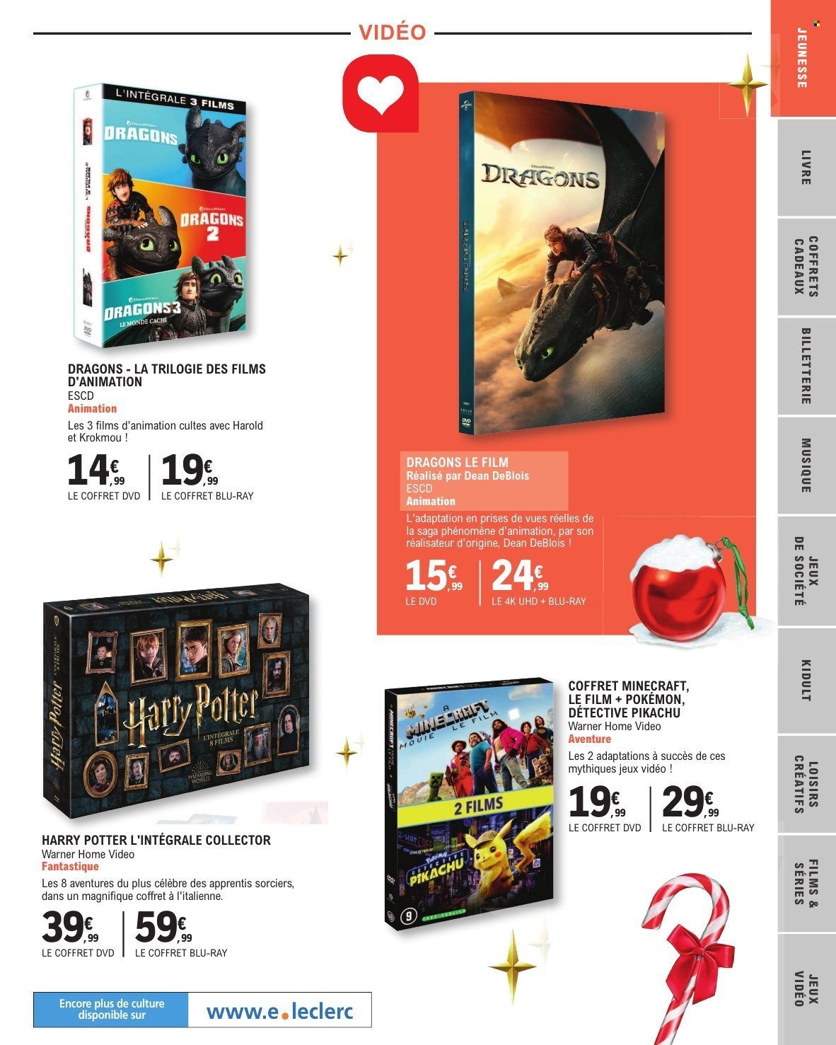 Catalogue E.LECLERC - SELECTION FIN D'ANNEE