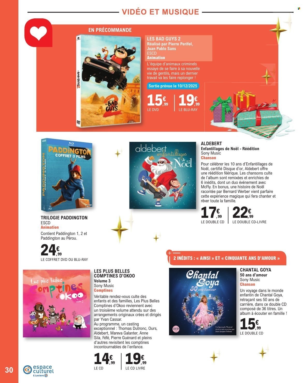 Catalogue E.LECLERC - SELECTION FIN D'ANNEE