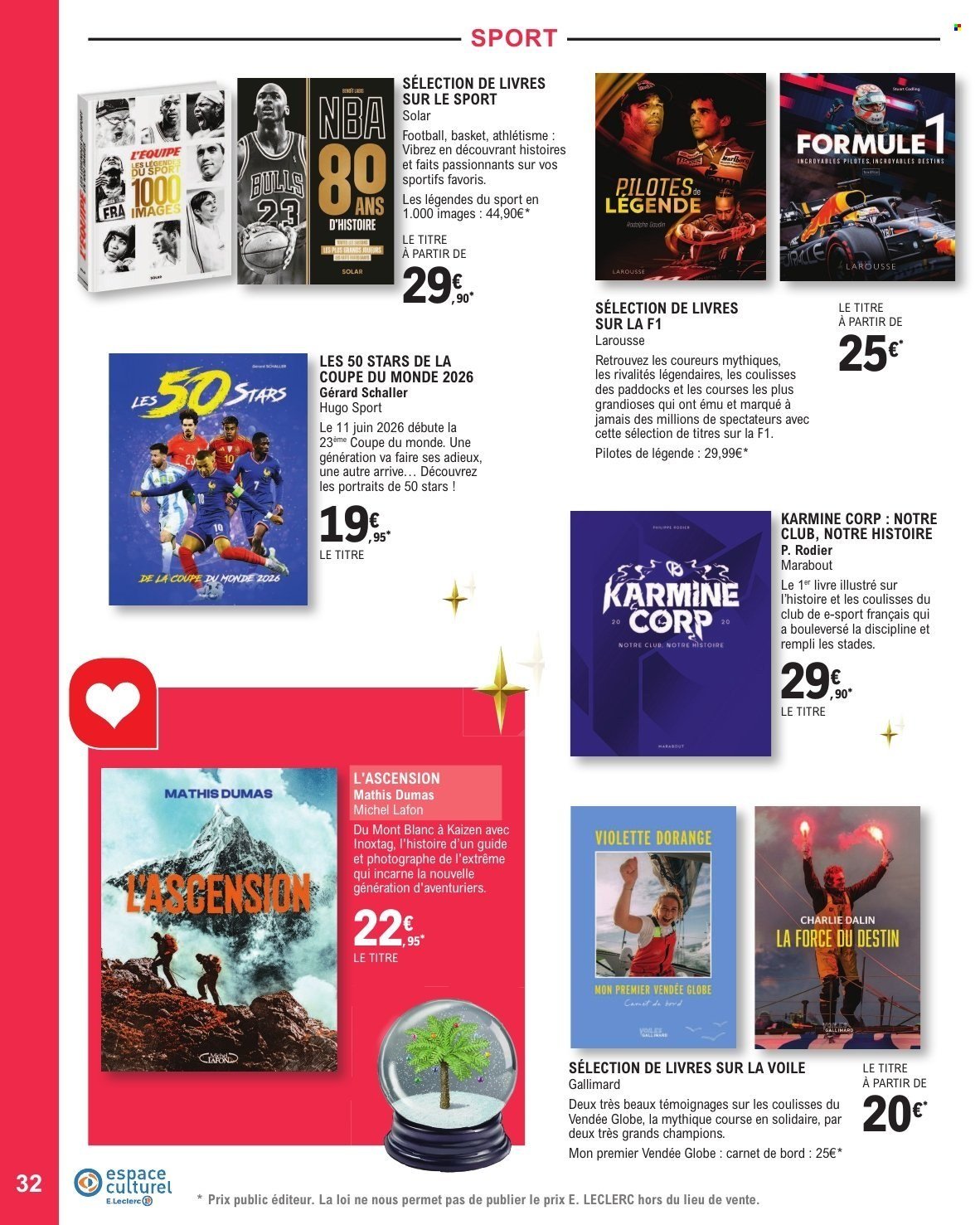 Catalogue E.LECLERC - SELECTION FIN D'ANNEE
