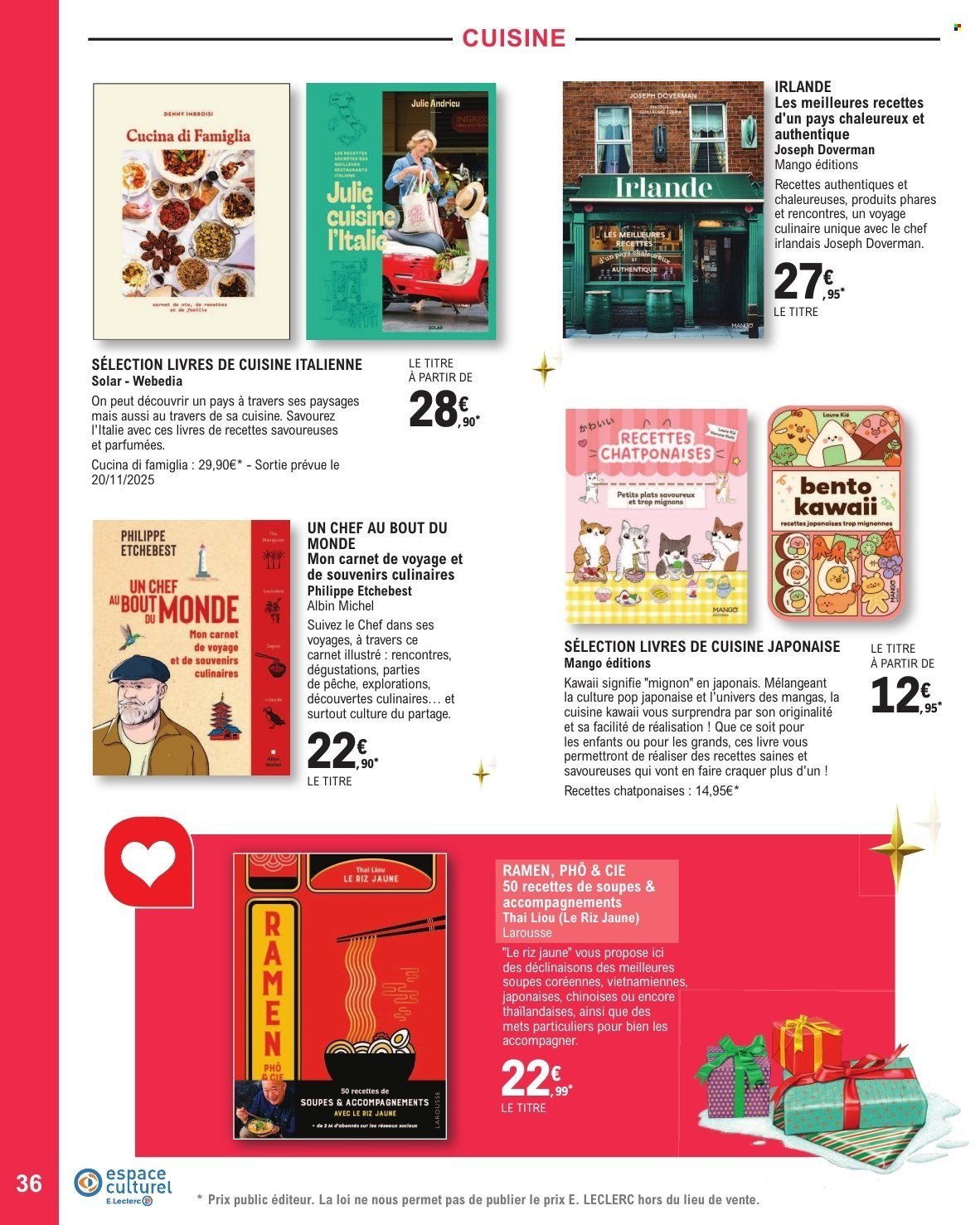 Catalogue E.LECLERC - SELECTION FIN D'ANNEE
