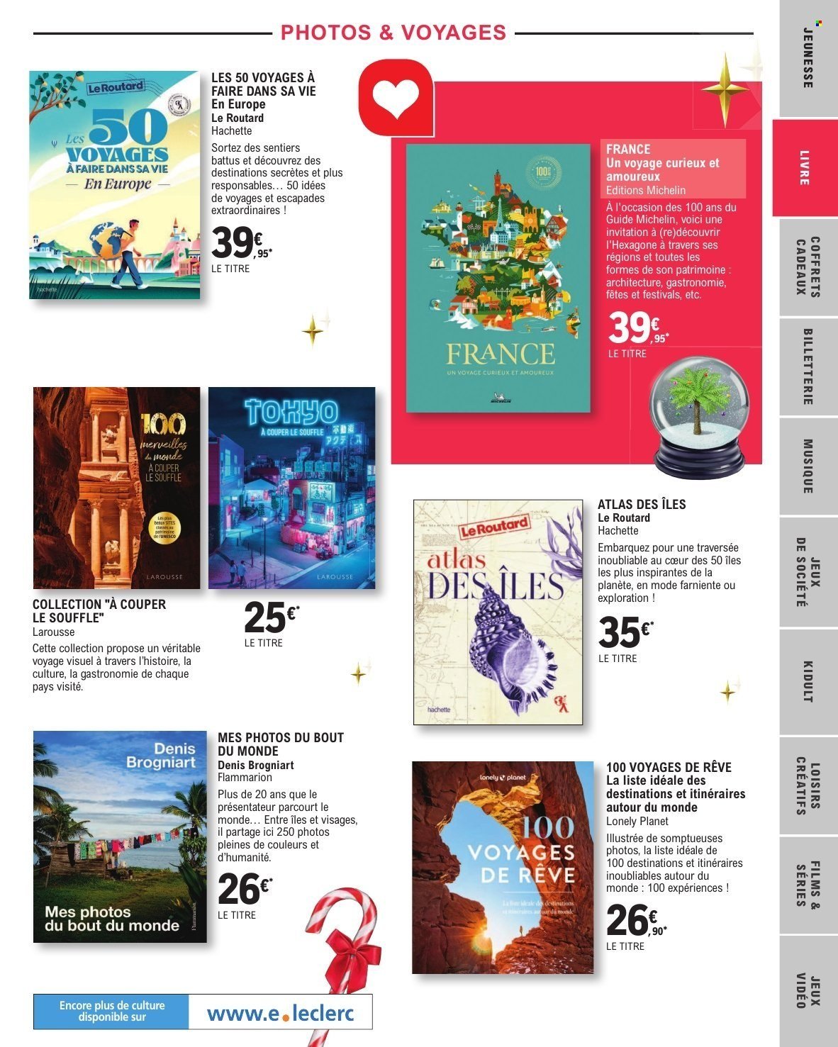 Catalogue E.LECLERC - SELECTION FIN D'ANNEE