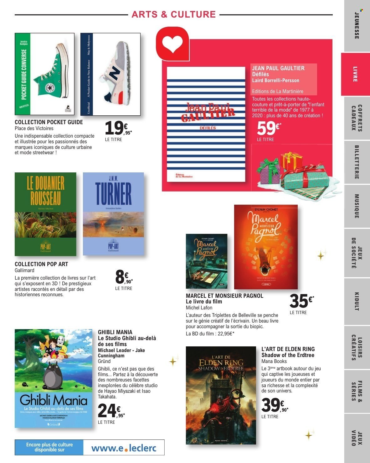 Catalogue E.LECLERC - SELECTION FIN D'ANNEE