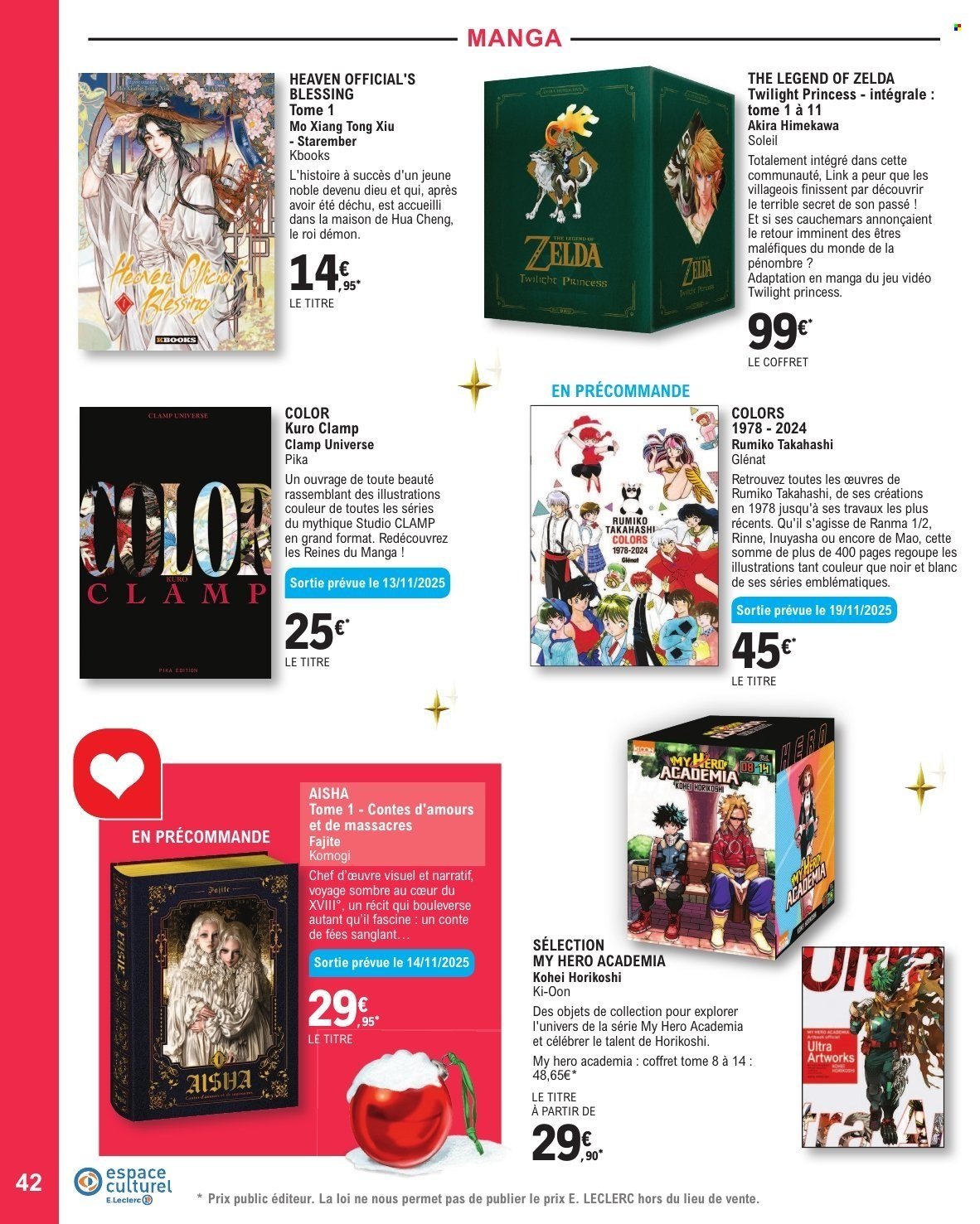 Catalogue E.LECLERC - SELECTION FIN D'ANNEE