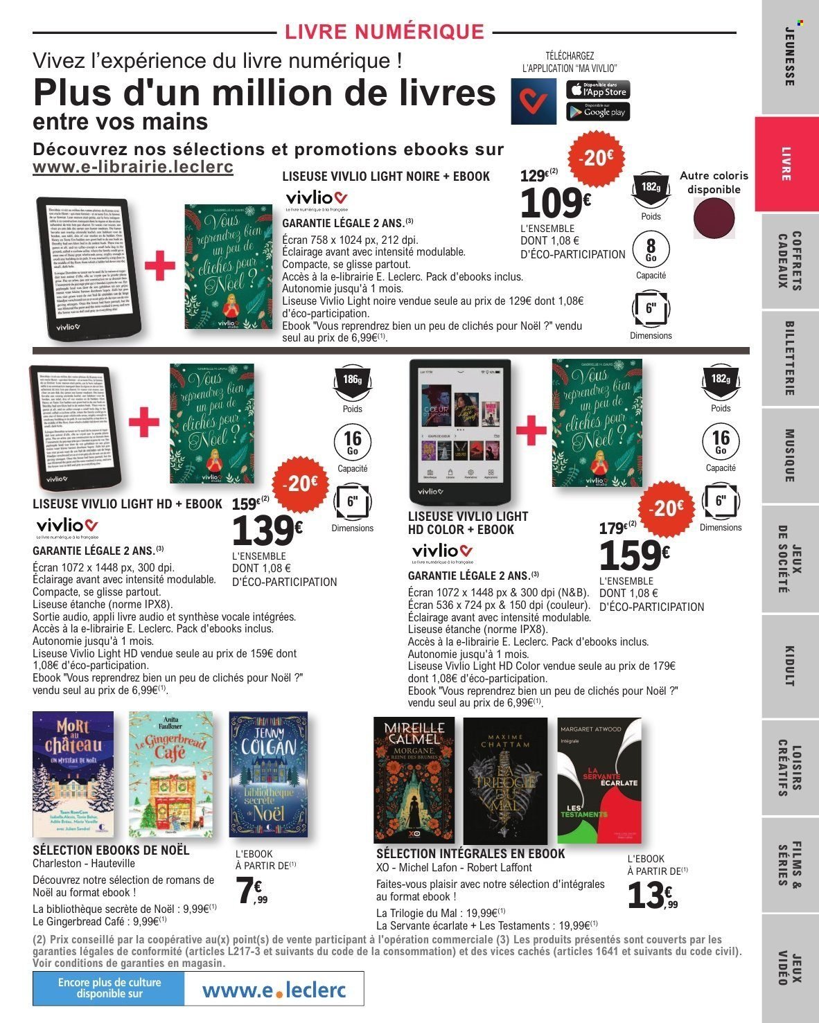 Catalogue E.LECLERC - SELECTION FIN D'ANNEE