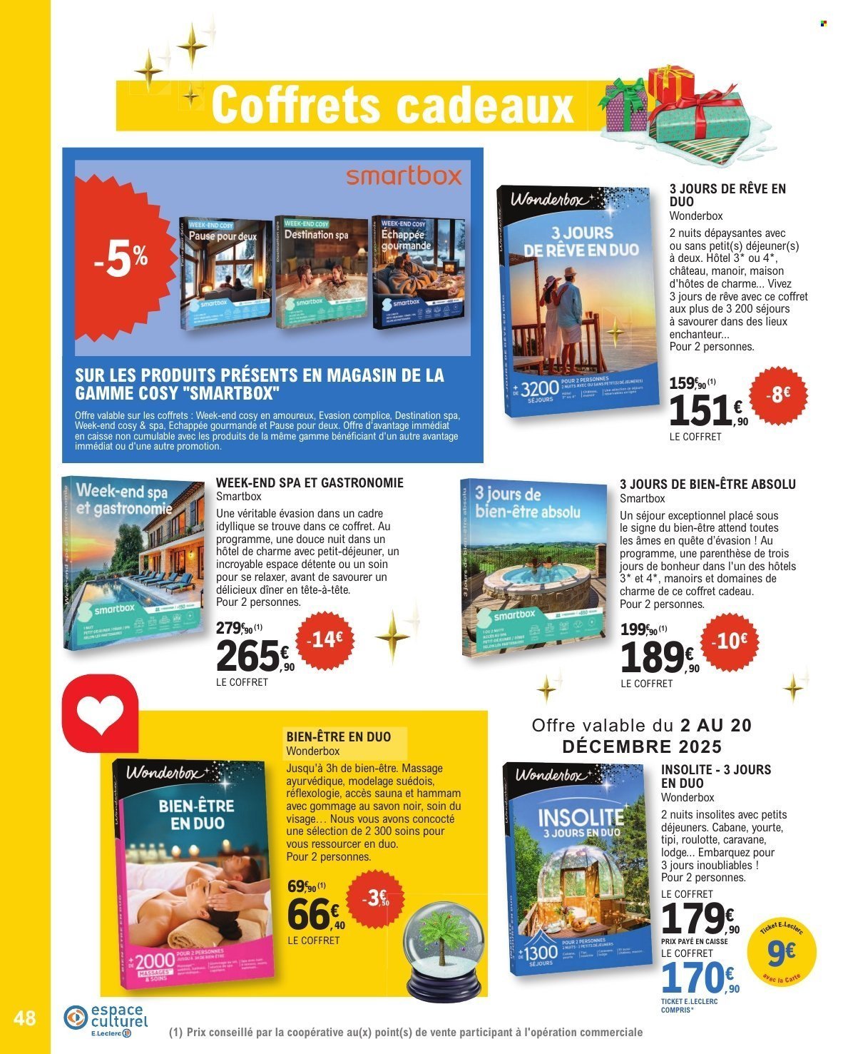 Catalogue E.LECLERC - SELECTION FIN D'ANNEE