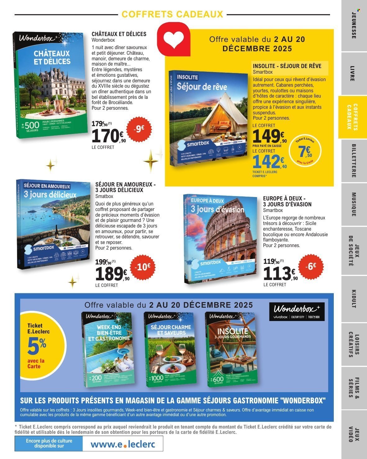 Catalogue E.LECLERC - SELECTION FIN D'ANNEE