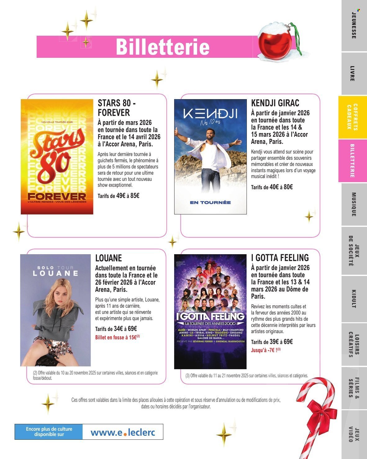 Catalogue E.LECLERC - SELECTION FIN D'ANNEE