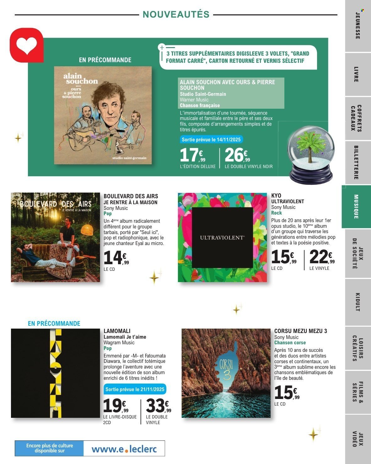 Catalogue E.LECLERC - SELECTION FIN D'ANNEE