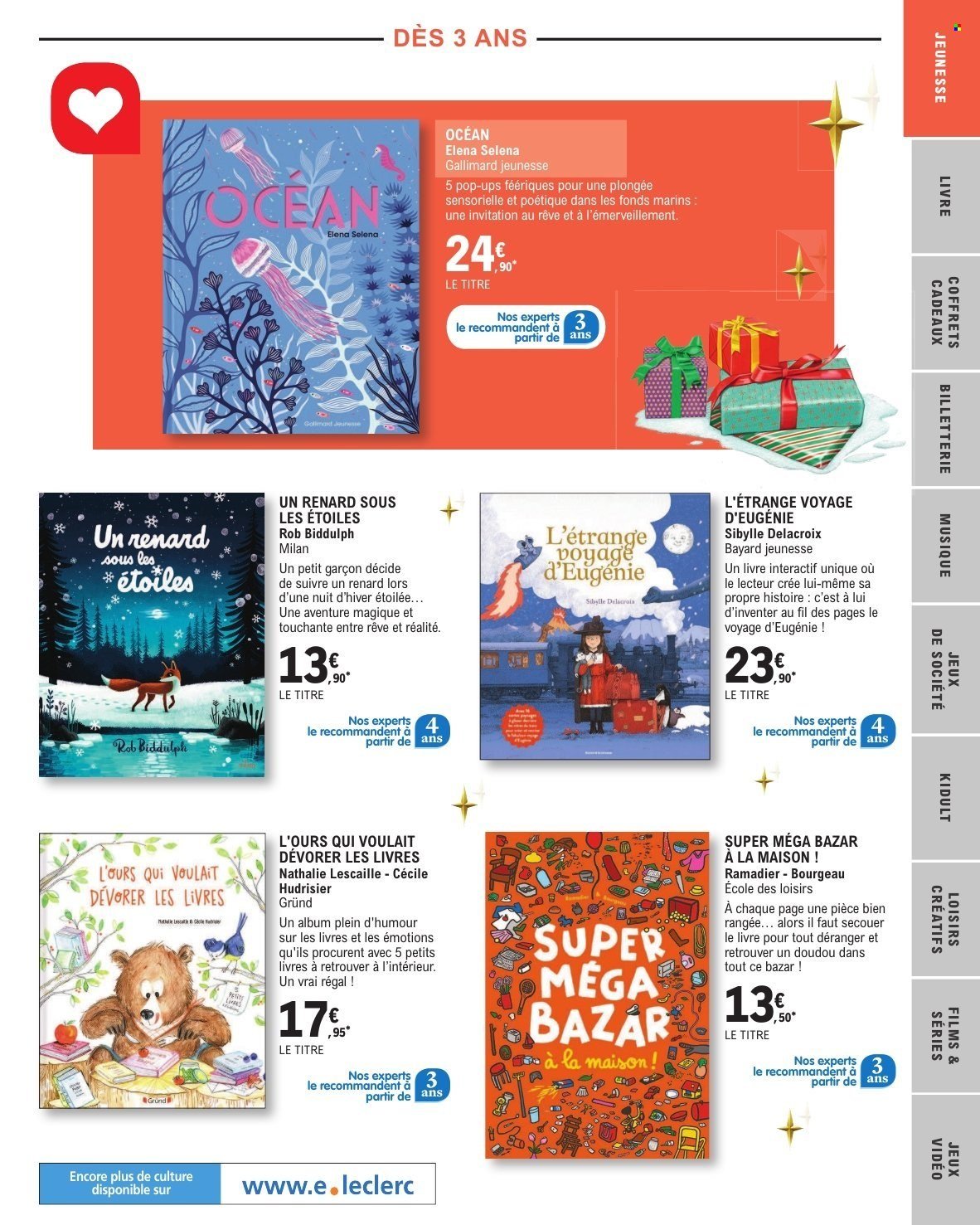 Catalogue E.LECLERC - SELECTION FIN D'ANNEE