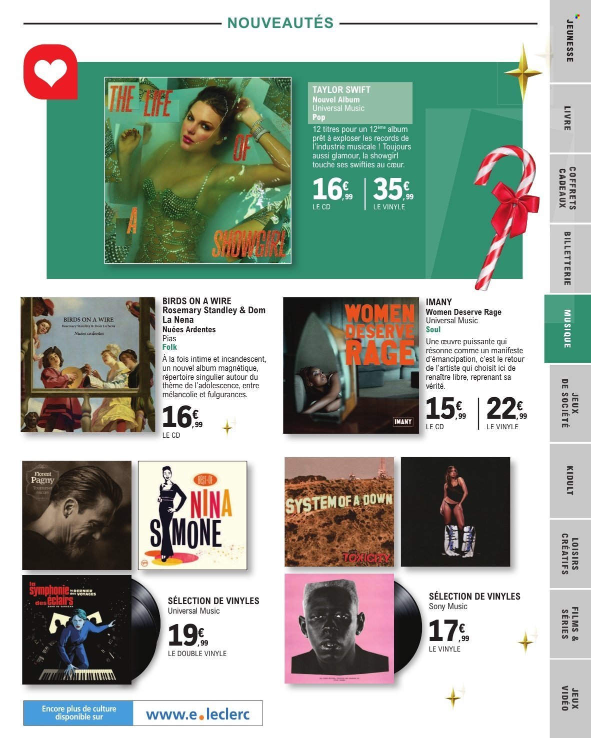 Catalogue E.LECLERC - SELECTION FIN D'ANNEE