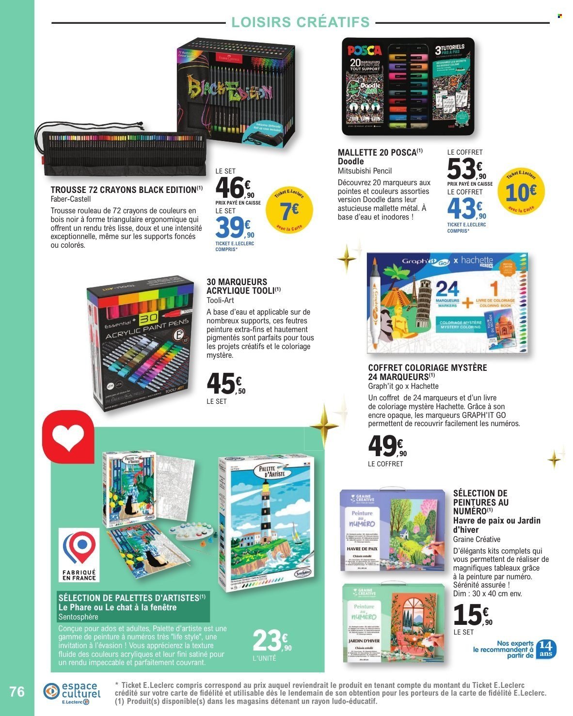 Catalogue E.LECLERC - SELECTION FIN D'ANNEE