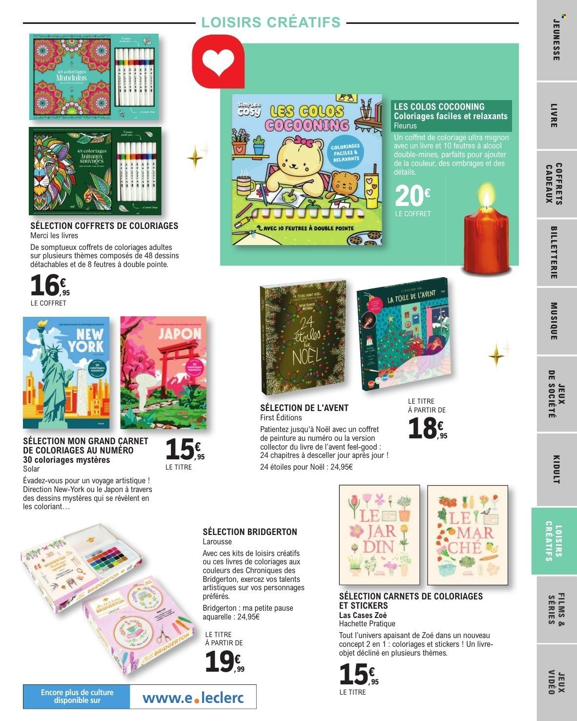 Catalogue E.LECLERC - SELECTION FIN D'ANNEE