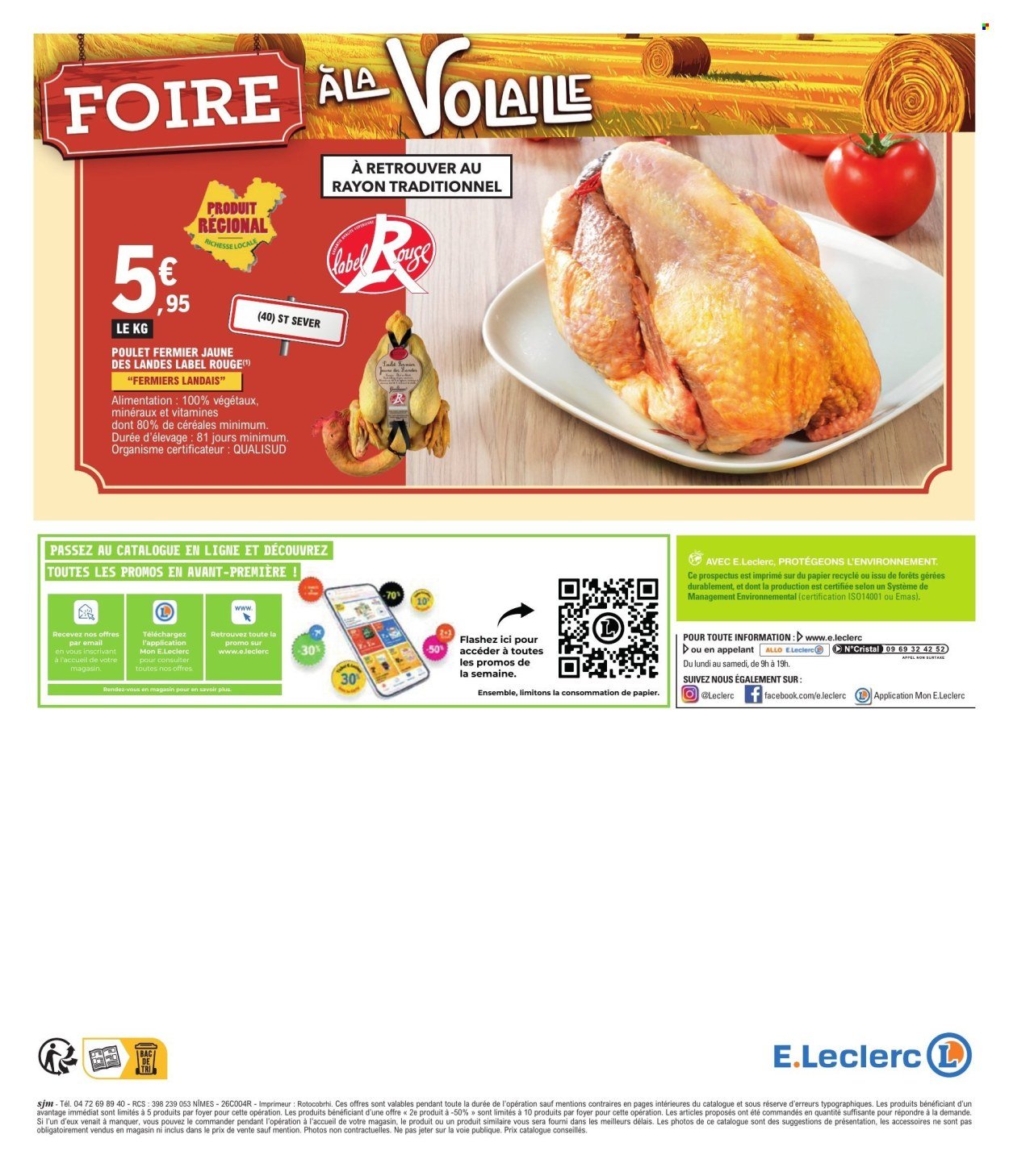 Catalogue E.LECLERC - FOIRE A VOLAILLE