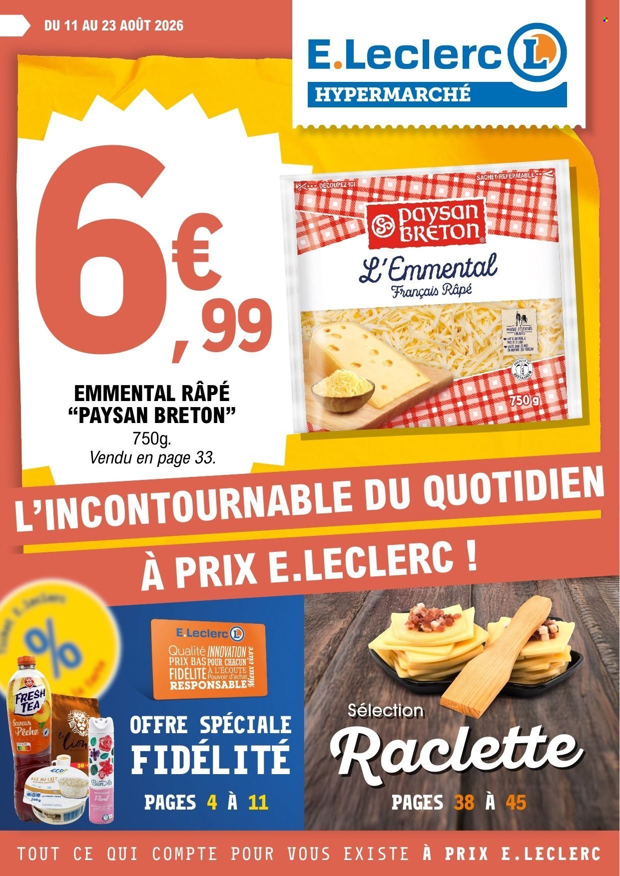 Catalogue E.LECLERC - Du mardi 11 août 2026