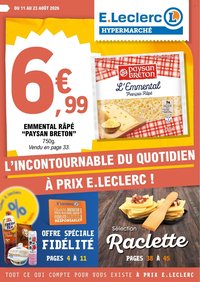Catalogue E.LECLERC - Du mardi 11 août 2026