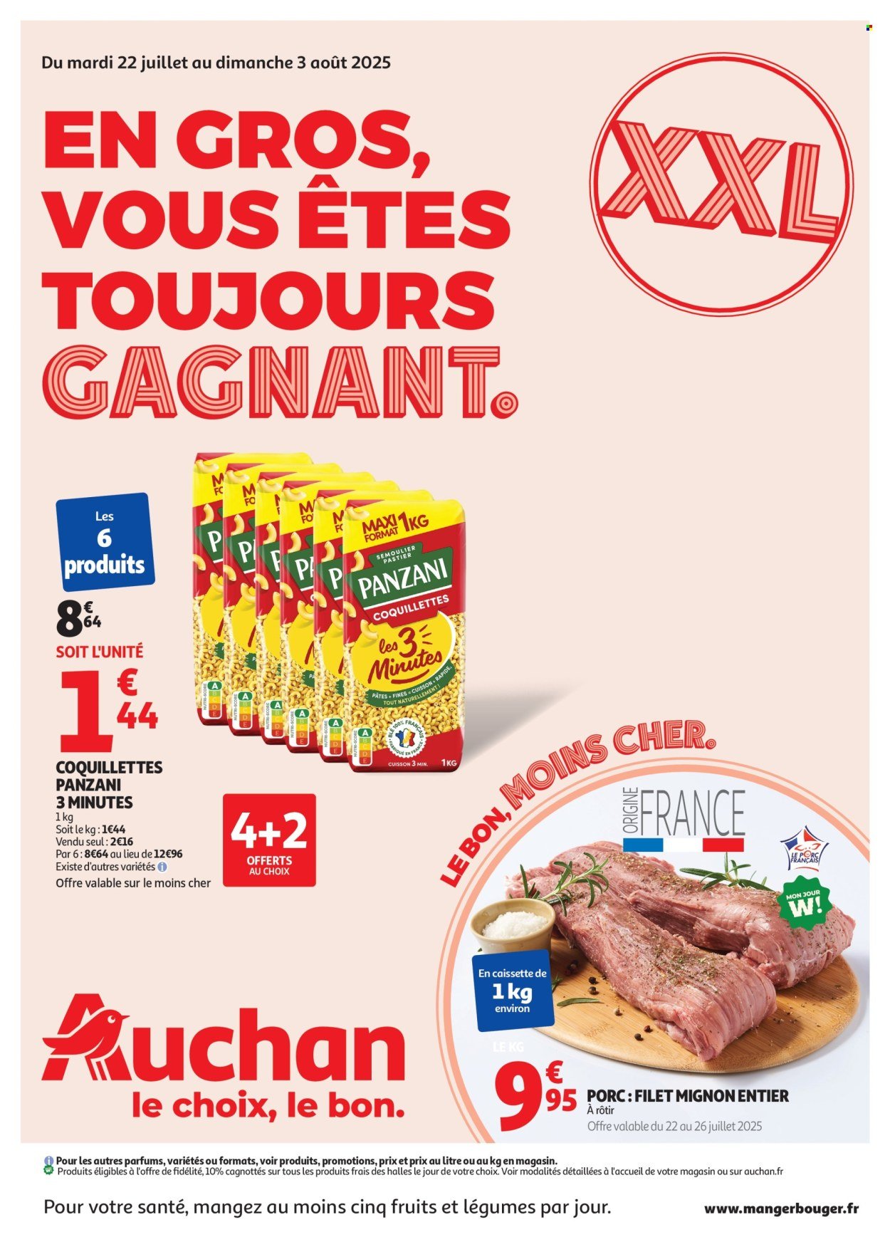 Catalogue AUCHAN - En gros, vous êtes toujours gagnan (2025-07-22 - 2025-08-03)