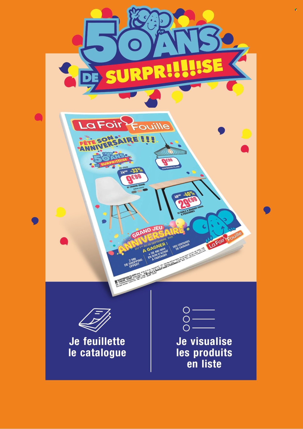 Catalogue LA FOIR'FOUILLE - Du lundi 1er septembre 2025 (2025-09-01 - 2025-09-07)