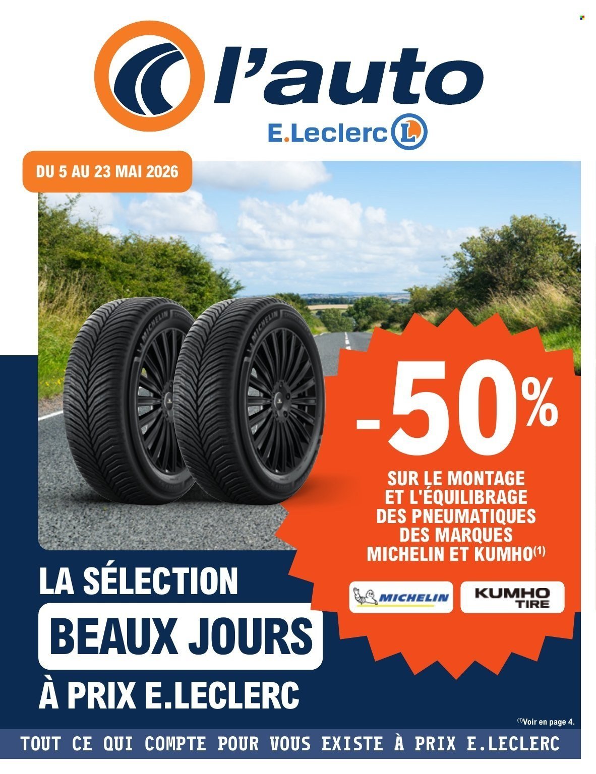Catalogue E.LECLERC - THEMATIQUE BEAUX JOURS