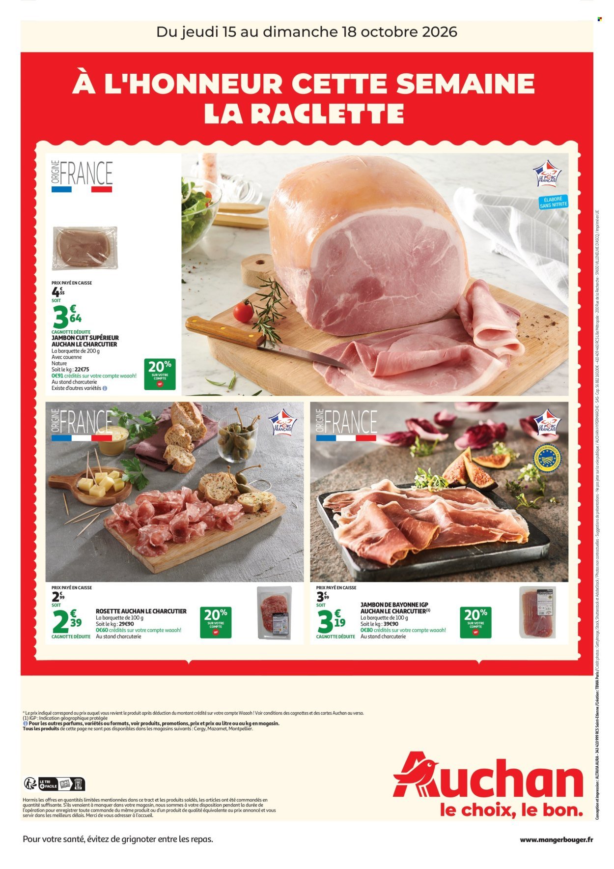 Catalogue AUCHAN - Bons plans du week end