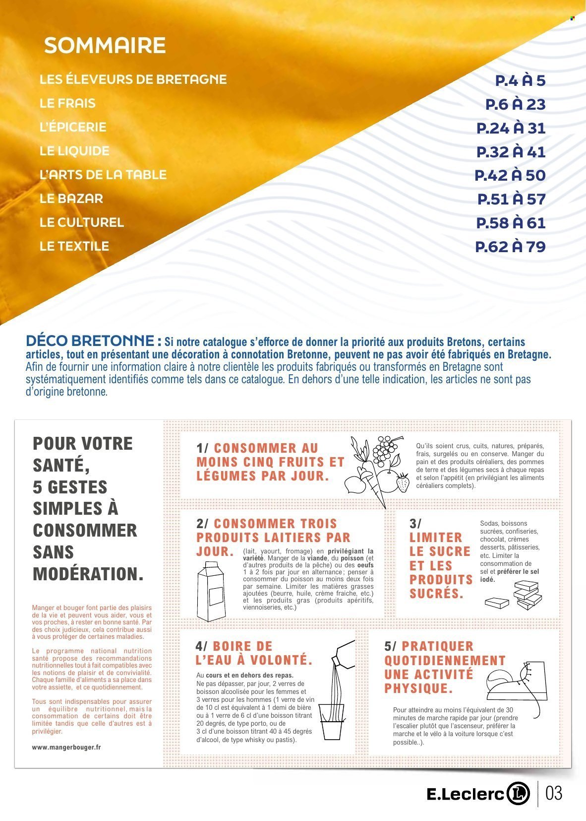 Catalogue E.LECLERC - Produits Régionaux