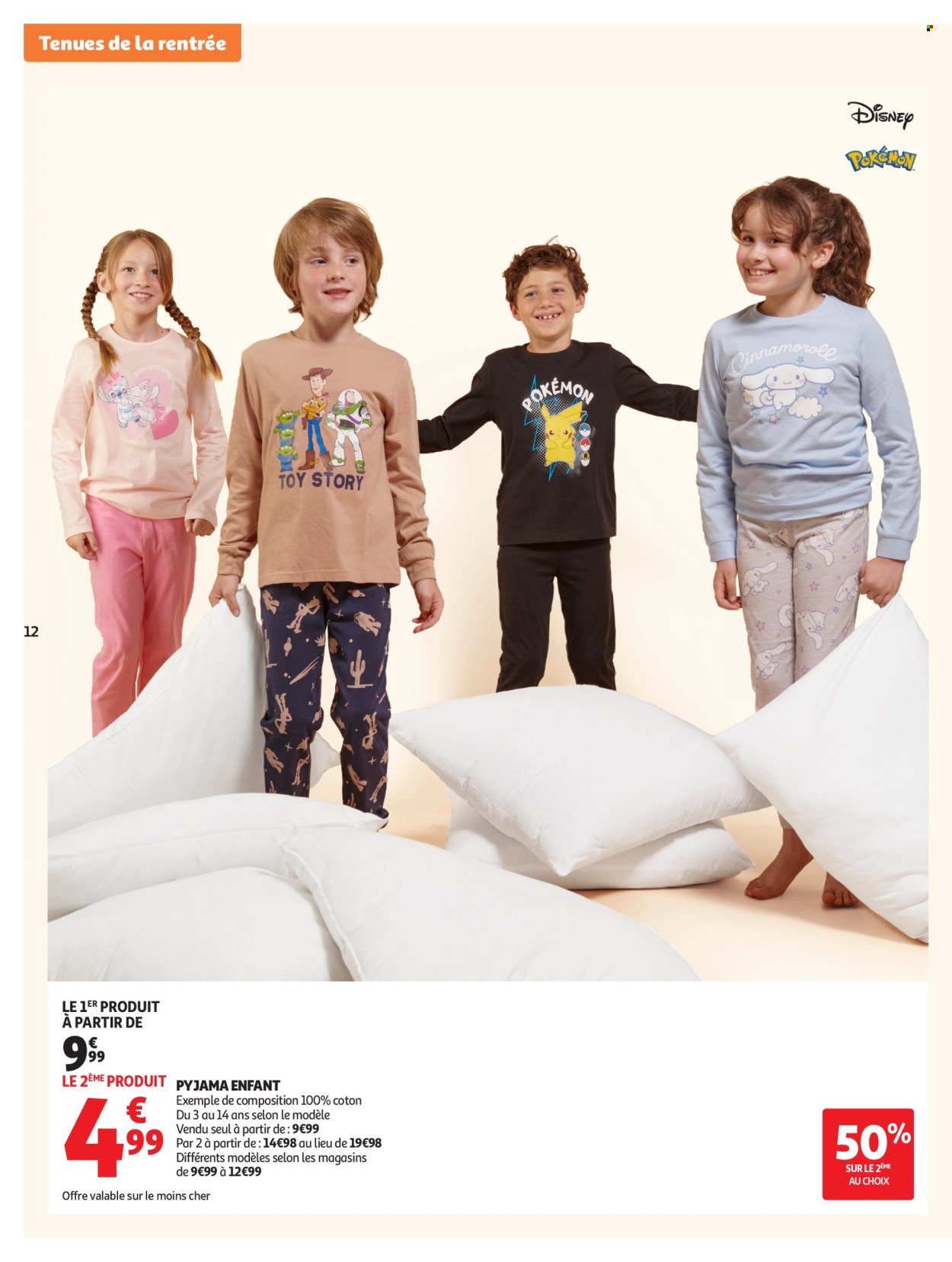 Catalogue AUCHAN - Vêtements enfants rentrée