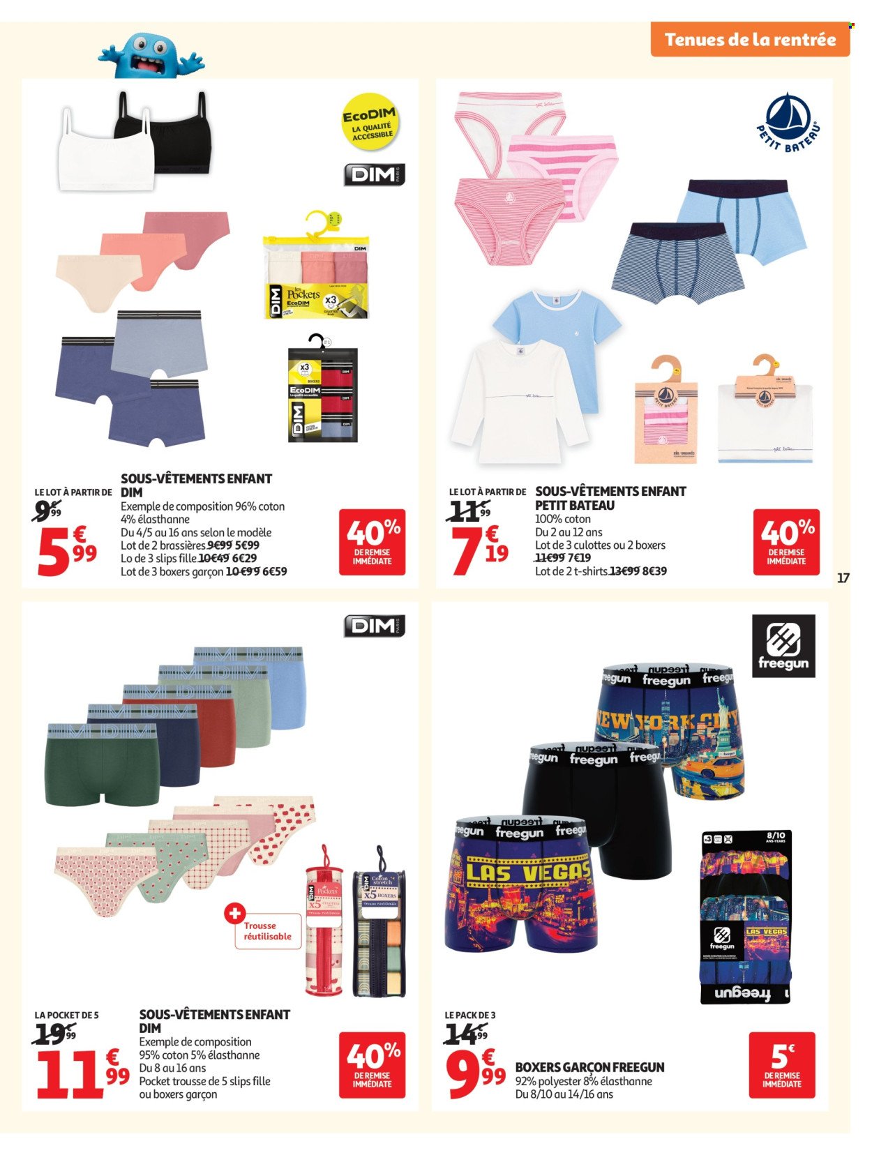 Catalogue AUCHAN - Vêtements enfants rentrée