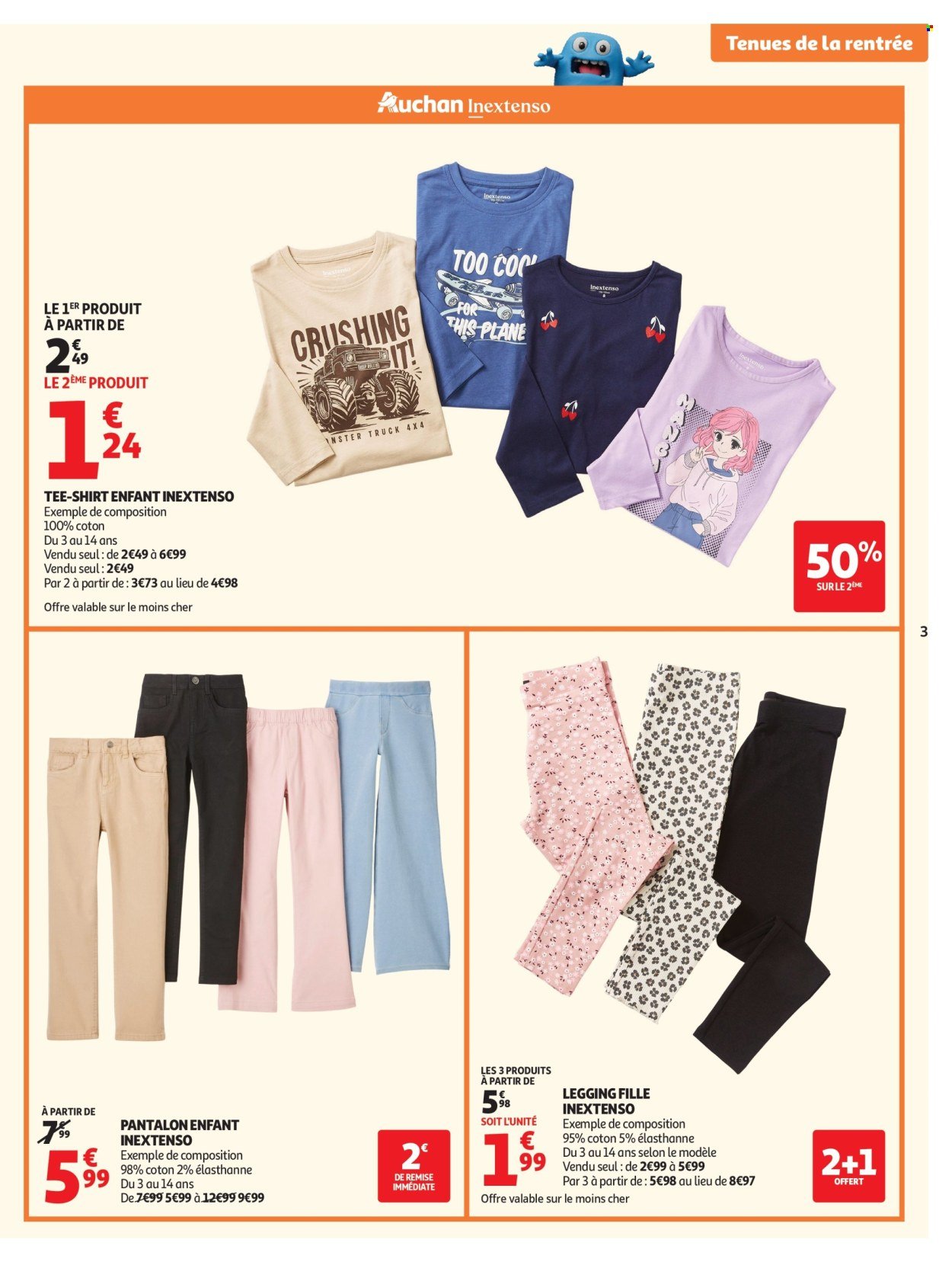 Catalogue AUCHAN - Vêtements enfants rentrée