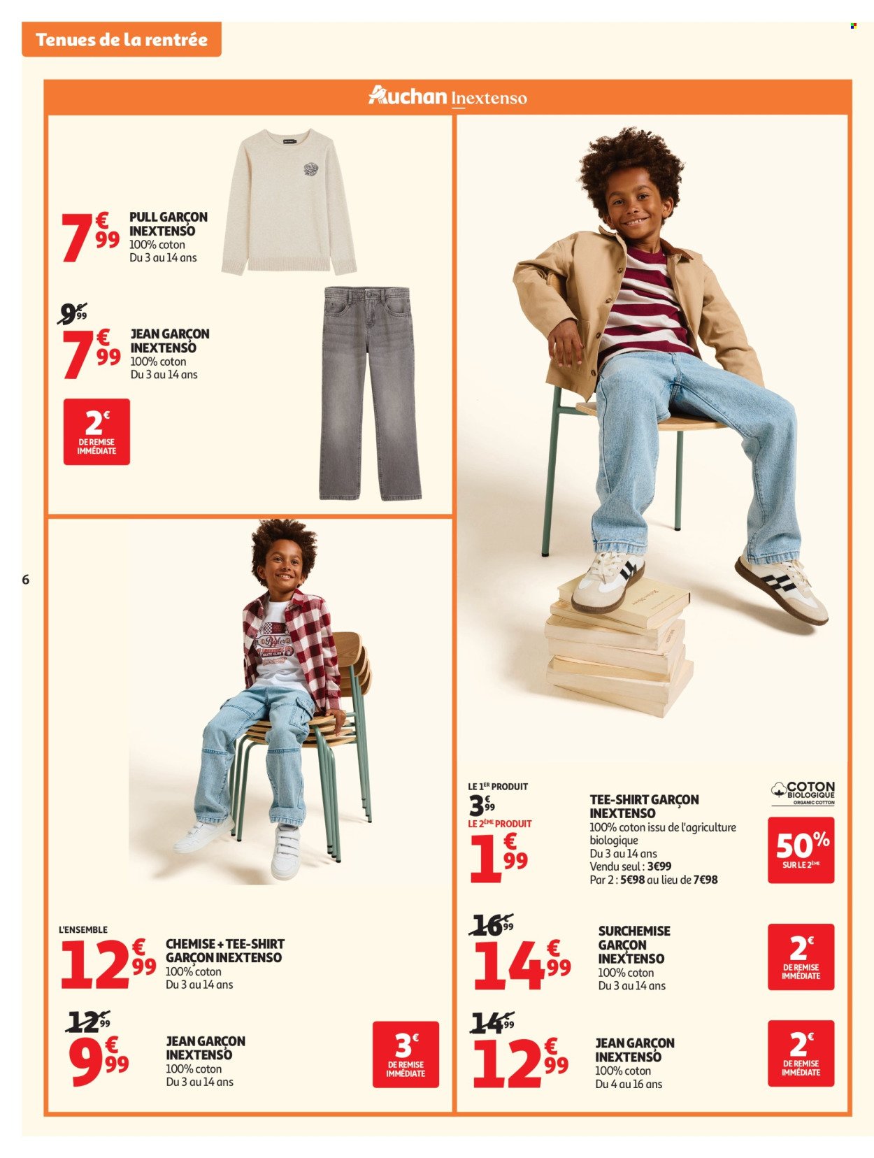 Catalogue AUCHAN - Vêtements enfants rentrée