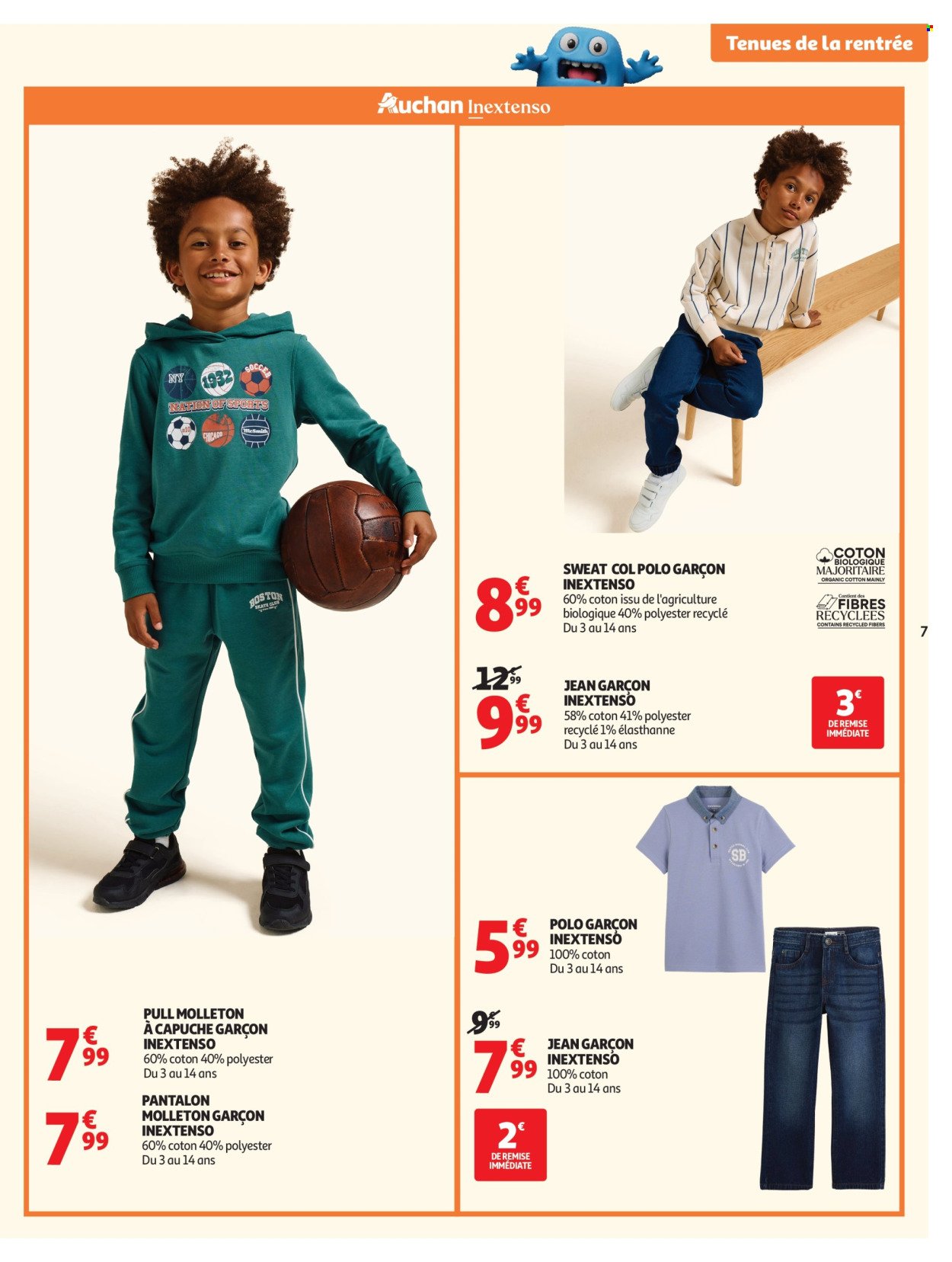Catalogue AUCHAN - Vêtements enfants rentrée