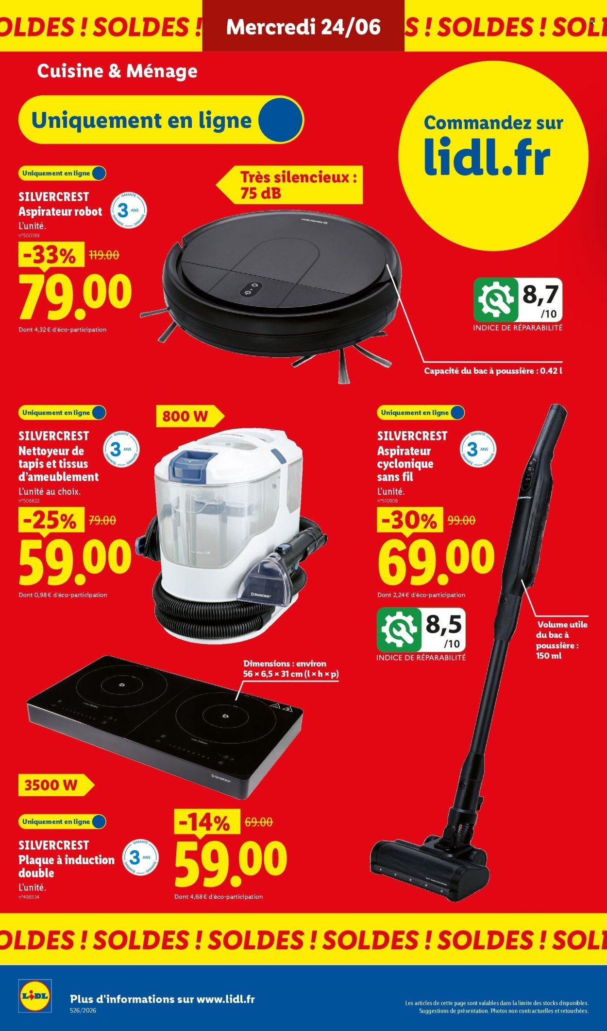 Catalogue LIDL - Les Exclus Web de la semaine