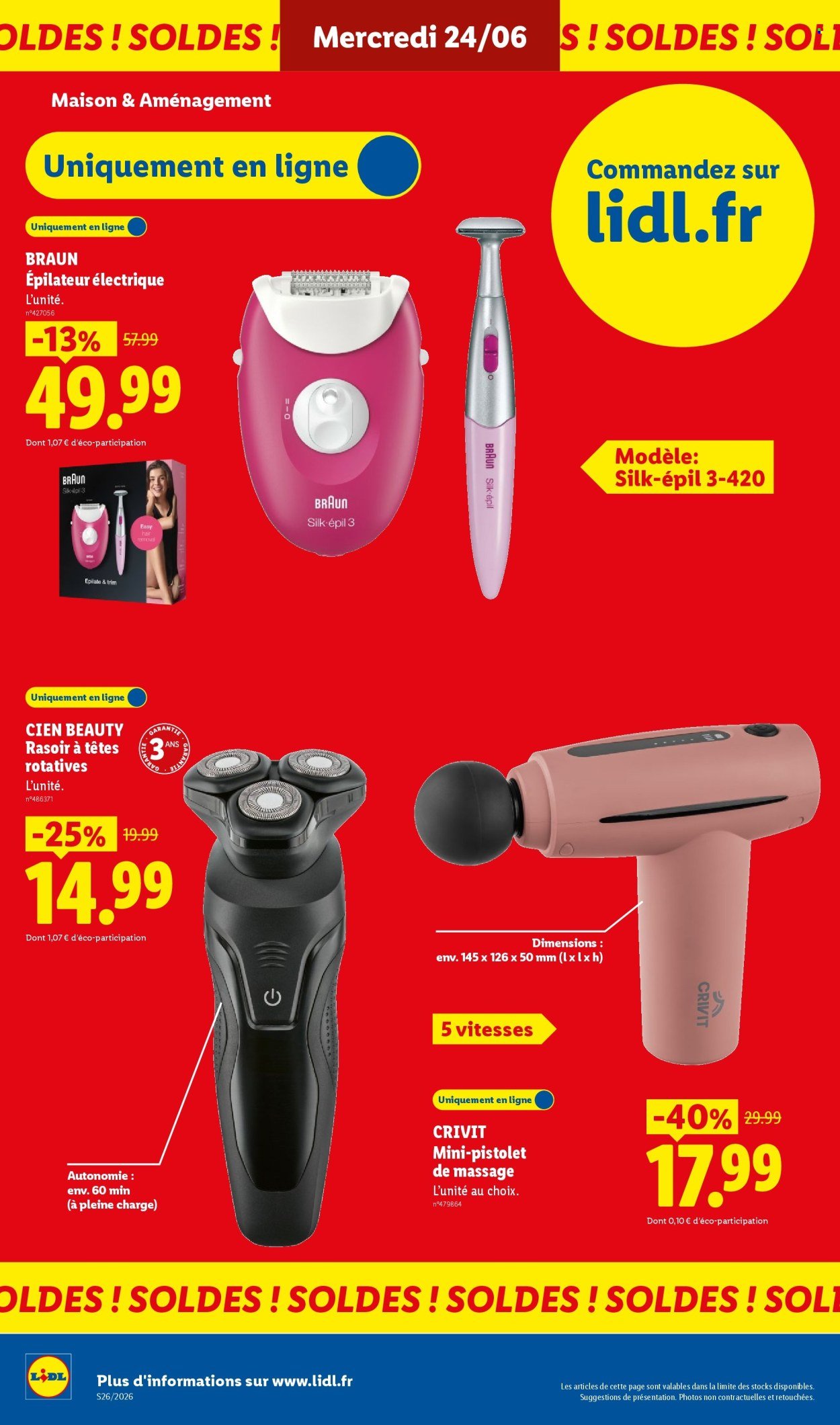 Catalogue LIDL - Les Exclus Web de la semaine