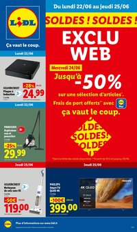 Catalogue LIDL - Les Exclus Web de la semaine
