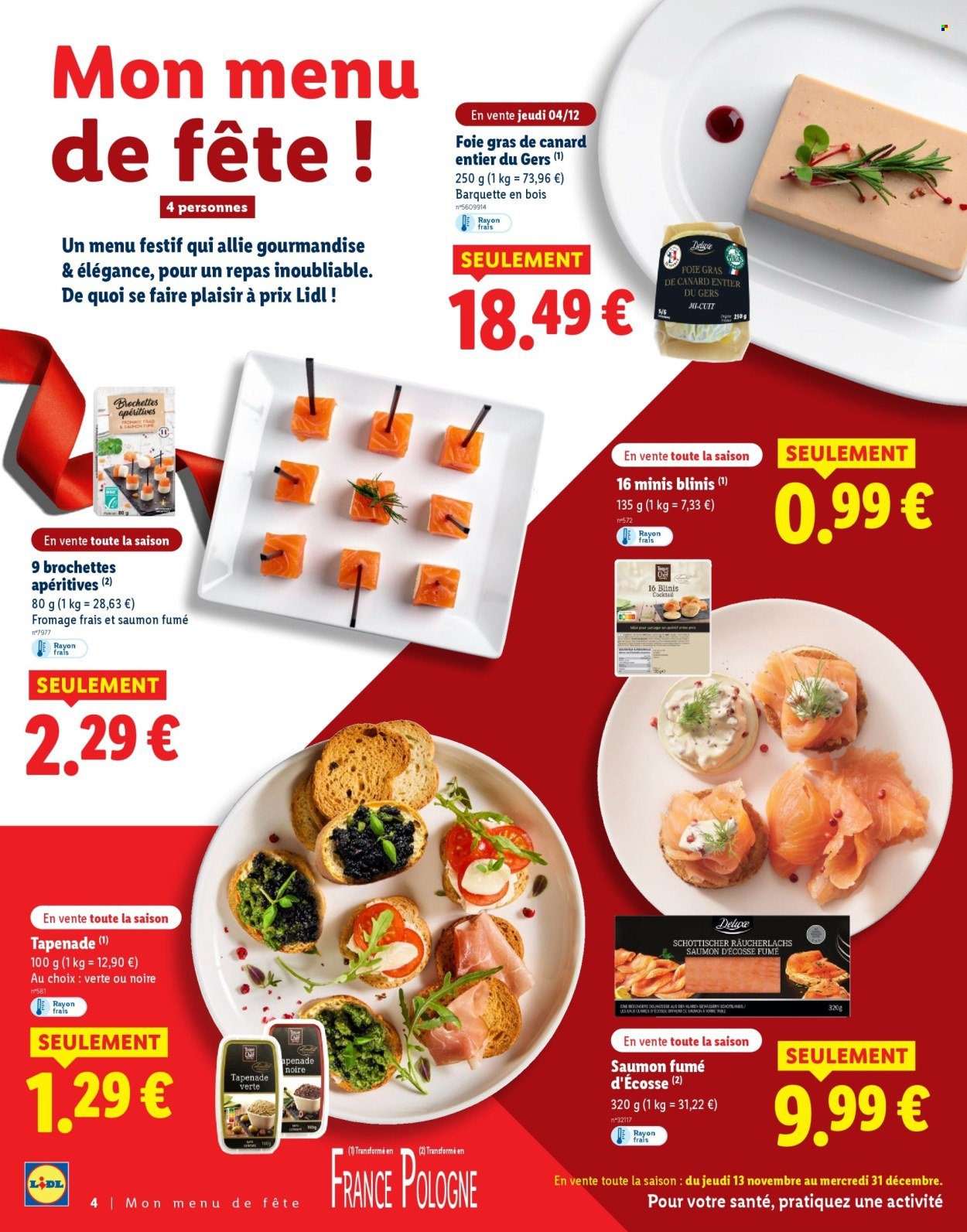 Catalogue LIDL - Pour des fêtes étincelantes