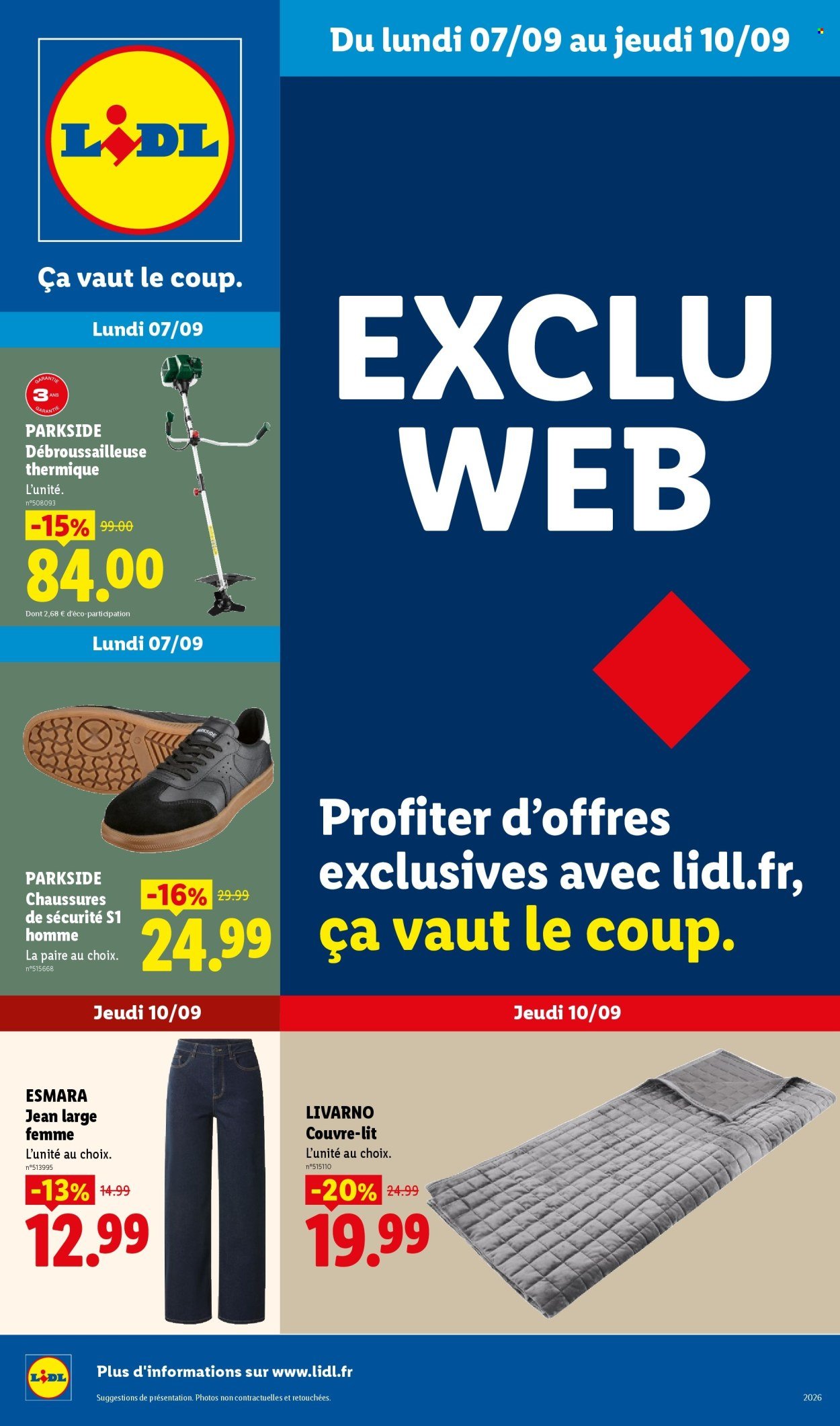 Catalogue LIDL - Les Exclus Web de la semaine