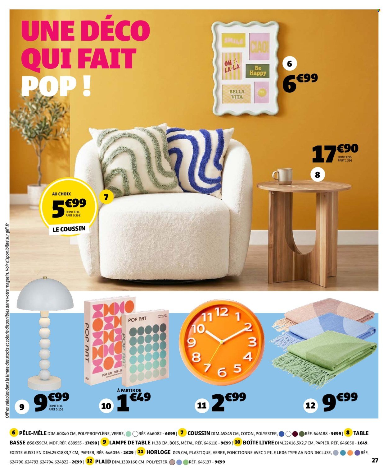 Catalogue GIFI - Dites oui à une rentrée en couleurs !