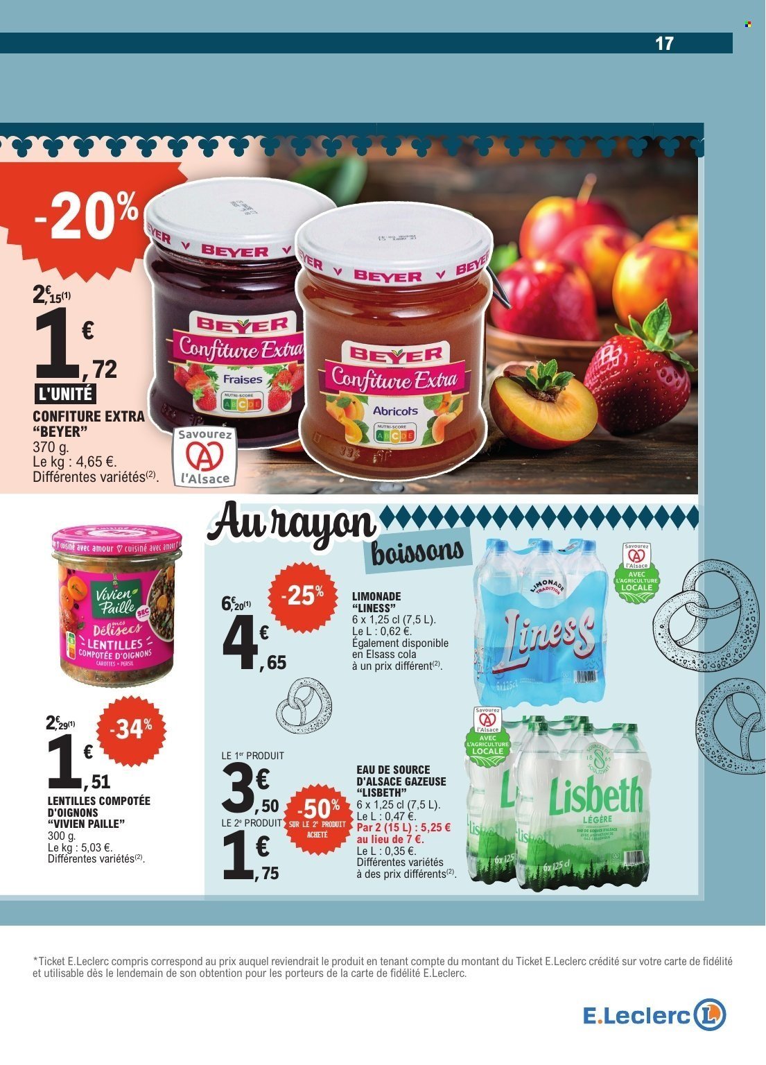 Catalogue E.LECLERC - ALSACE CHOUCROUTE