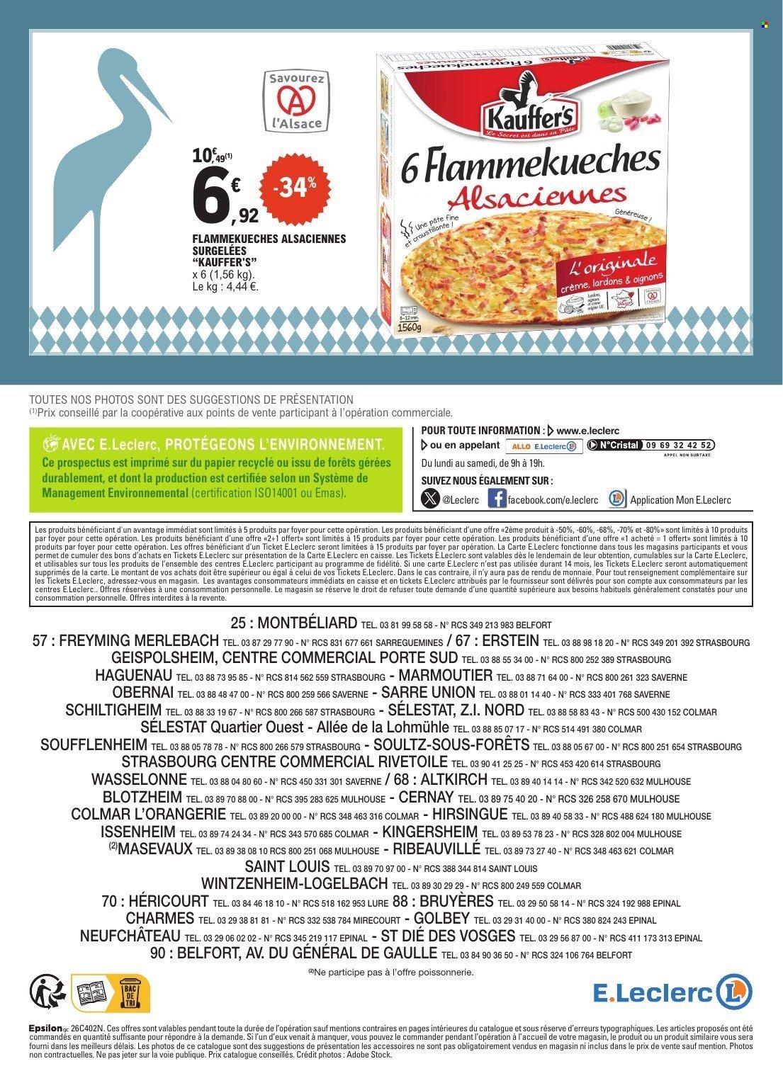 Catalogue E.LECLERC - ALSACE CHOUCROUTE