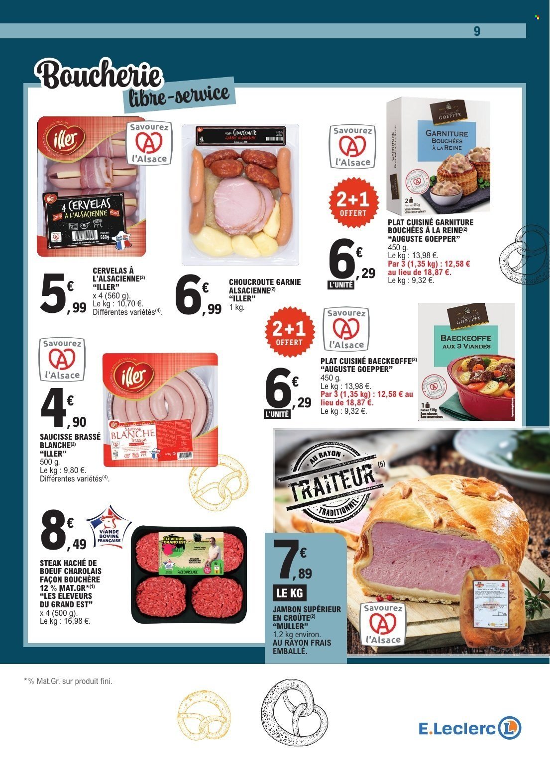 Catalogue E.LECLERC - ALSACE CHOUCROUTE