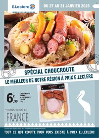 Catalogue E.LECLERC - ALSACE CHOUCROUTE