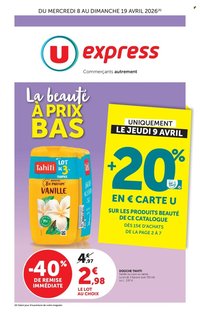 Catalogue U EXPRESS - La beauté à prix bas (2026-04-08 - 2026-04-19)