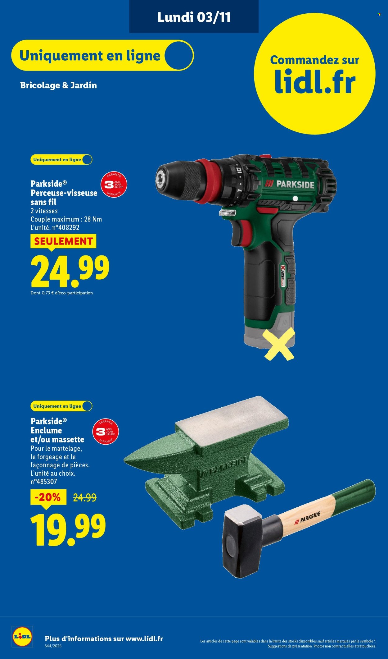 Catalogue LIDL - Les bonnes affaires Exclu Web