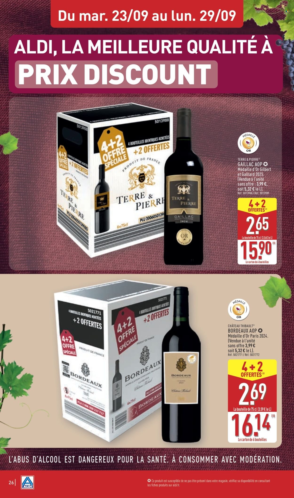 Catalogue ALDI - Foire vins (2025-09-23 - 2025-09-29)