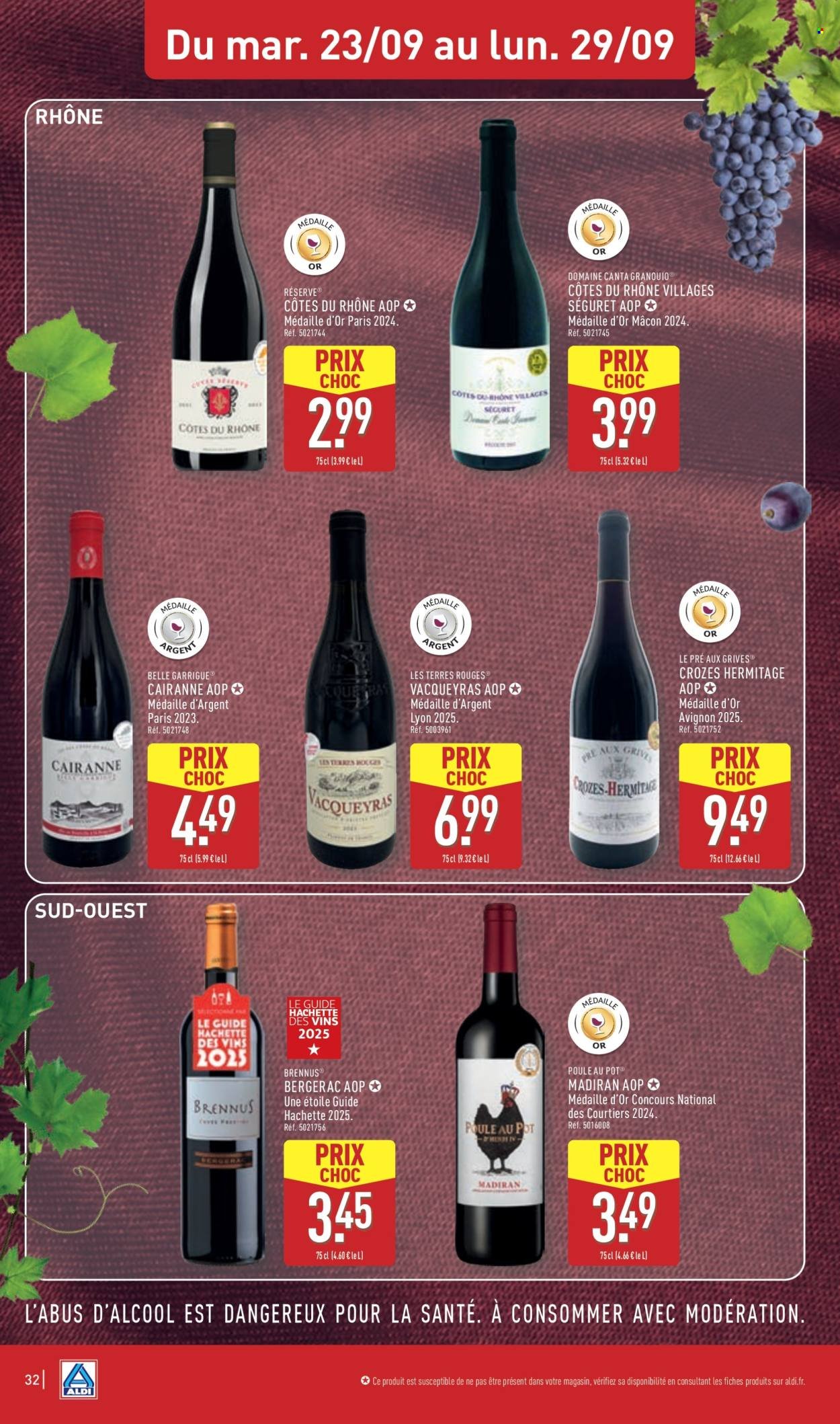 Catalogue ALDI - Foire vins (2025-09-23 - 2025-09-29)