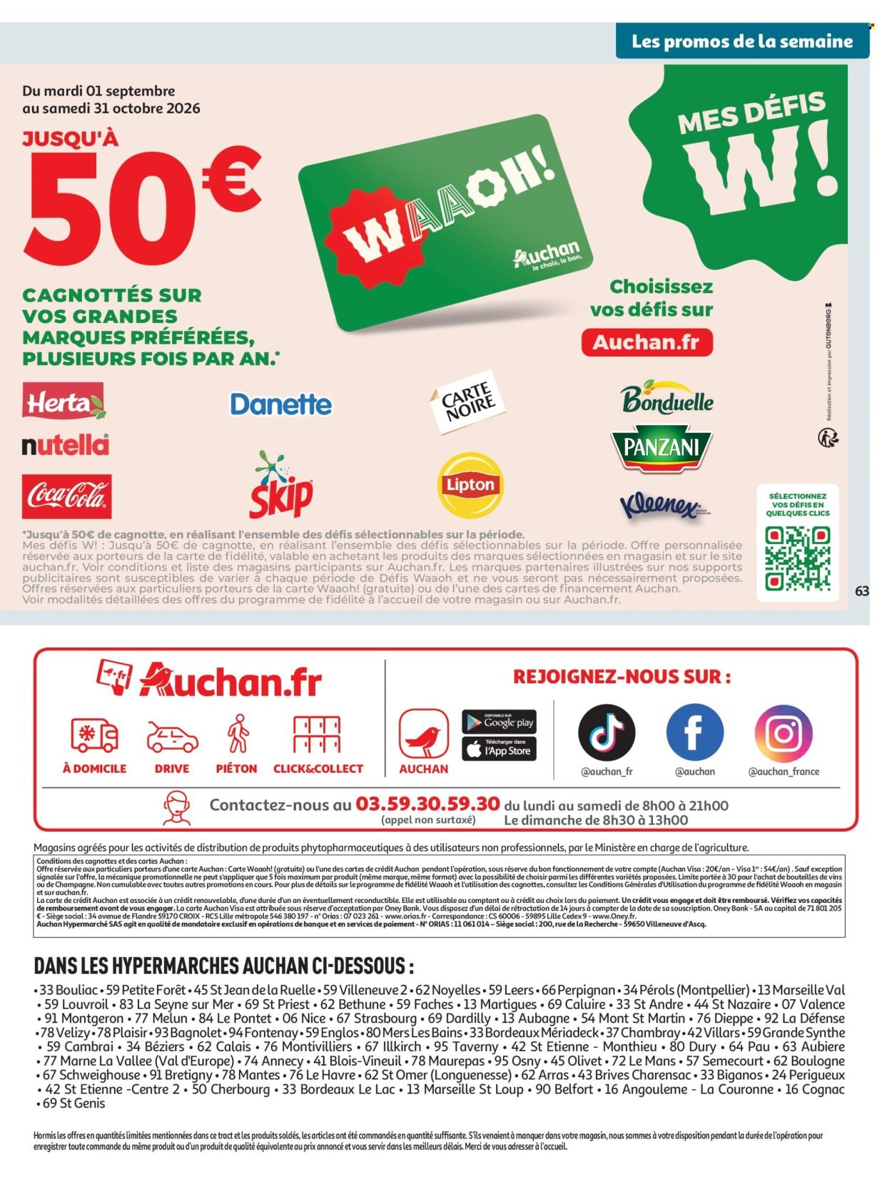 Catalogue AUCHAN - Café, automne hypers