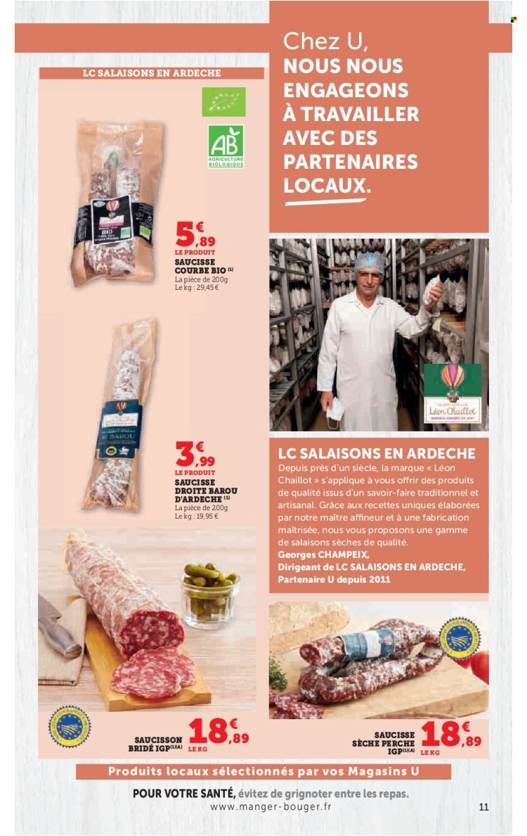 Catalogue SUPER U - Engagés pour soutenir nos partenaires locaux Ardèche (2025-09-09 - 2025-09-21)